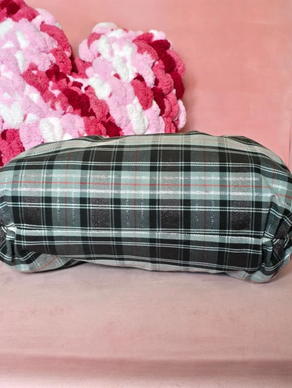 Coach Poppy Tartan Tote 💀Custom💀 Punk Glam Rework (15886)